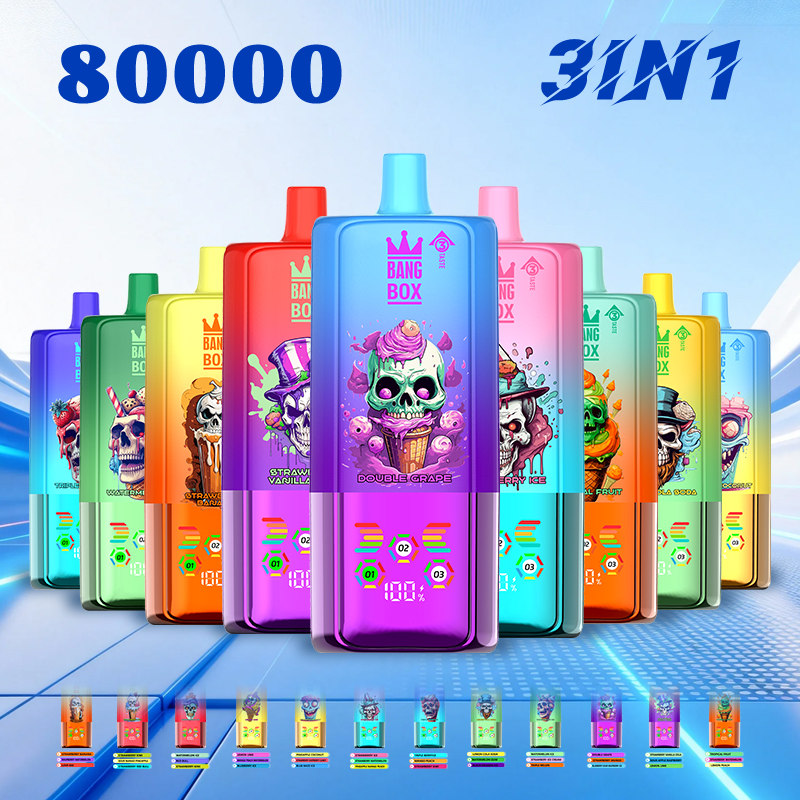 💎5x niespodzianka - BANG BOX 80000 Puffs 3 in1 Flavor Disposable Vape