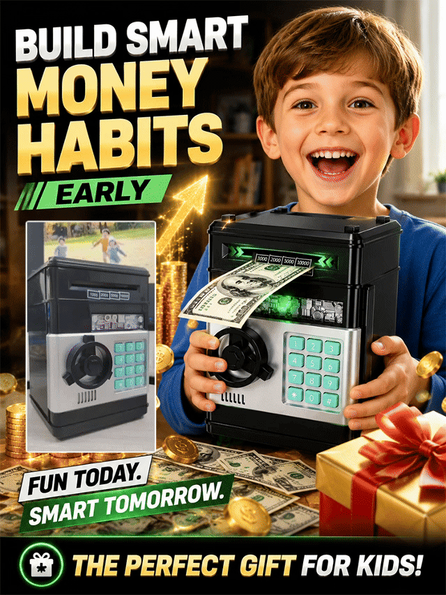 Ultra-secure child password-lock money box