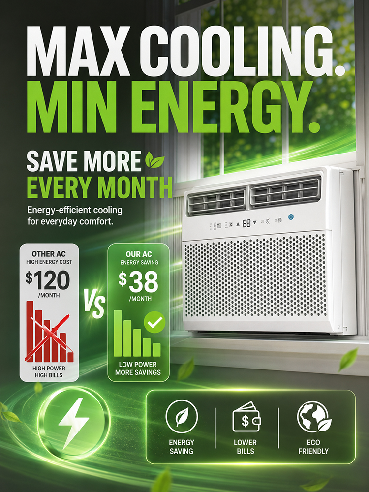 [7000W cooling capacity] Energy-saving air conditioner