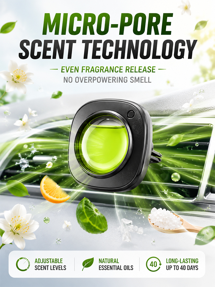 [Natural and Fresh] Car Air Vent Fragrance