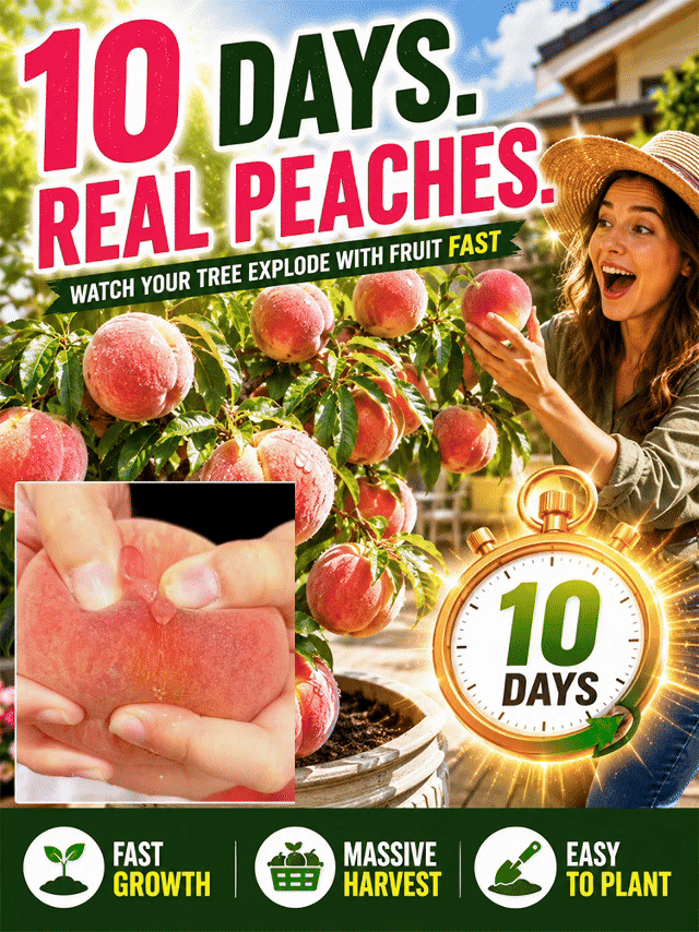 [Results in 10 Days] Peach Saplings