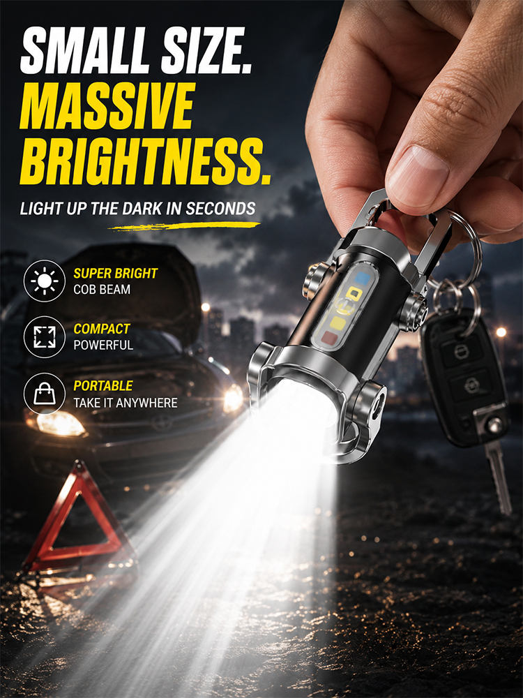 Portable powerful flashlight