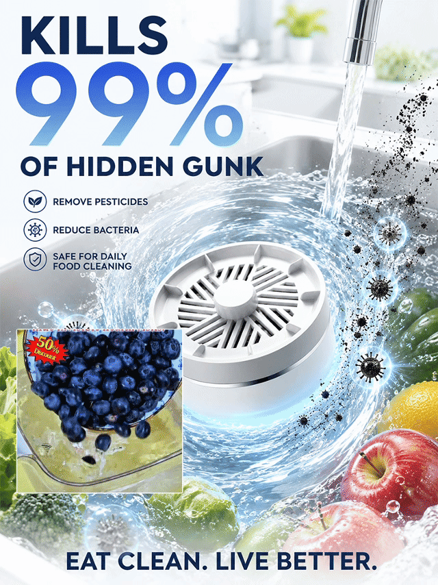 [99% Residue Removal] Food Purifier
