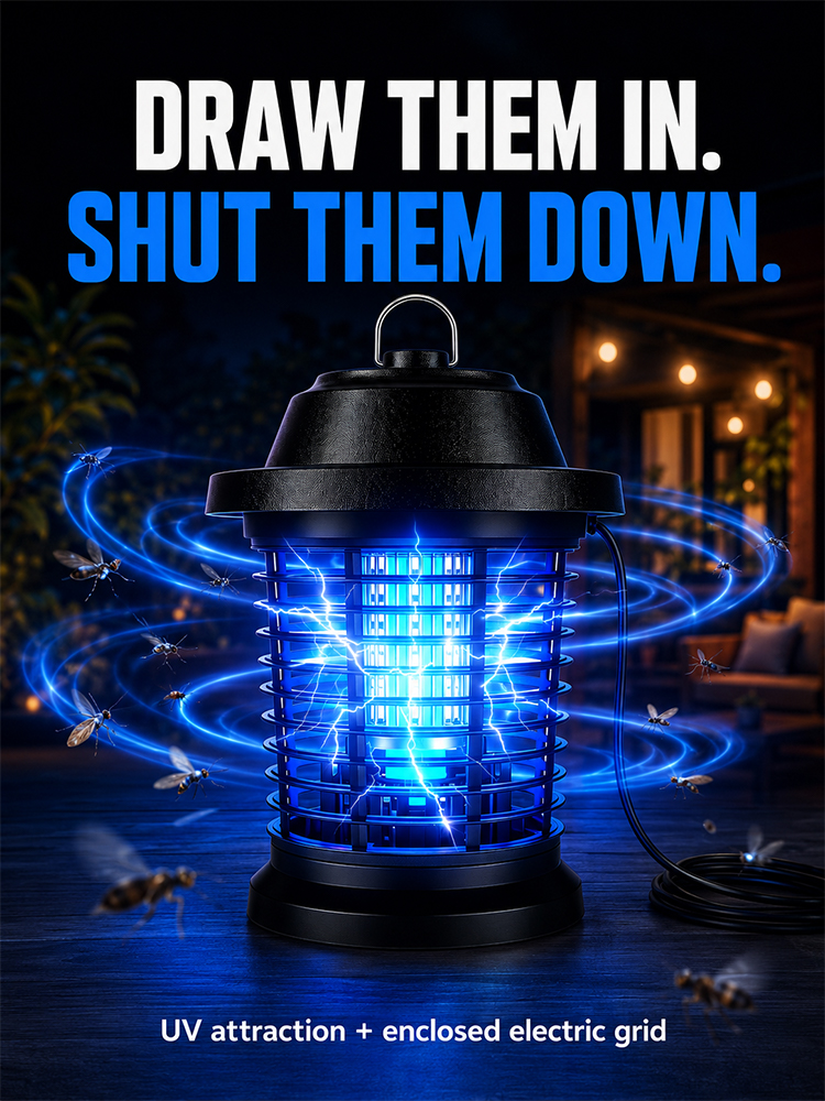 Fly and Mosquito Trapping Lamp
