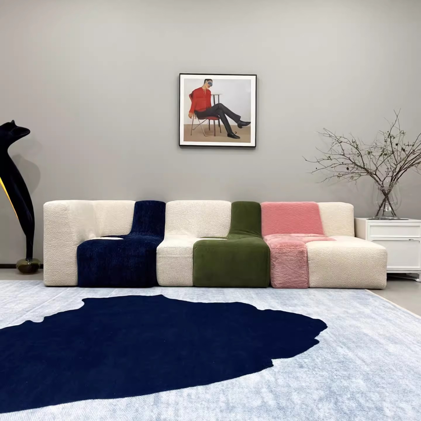 Home fabric sofa