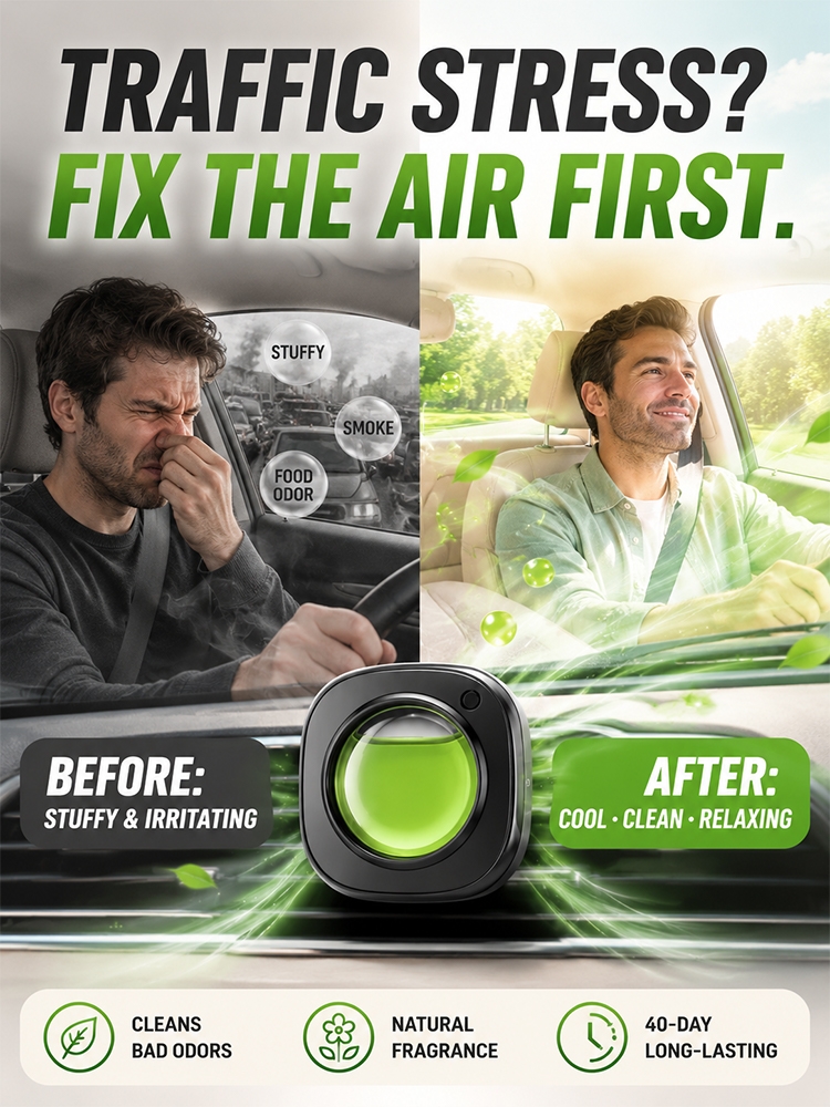 [Natural and Fresh] Car Air Vent Fragrance