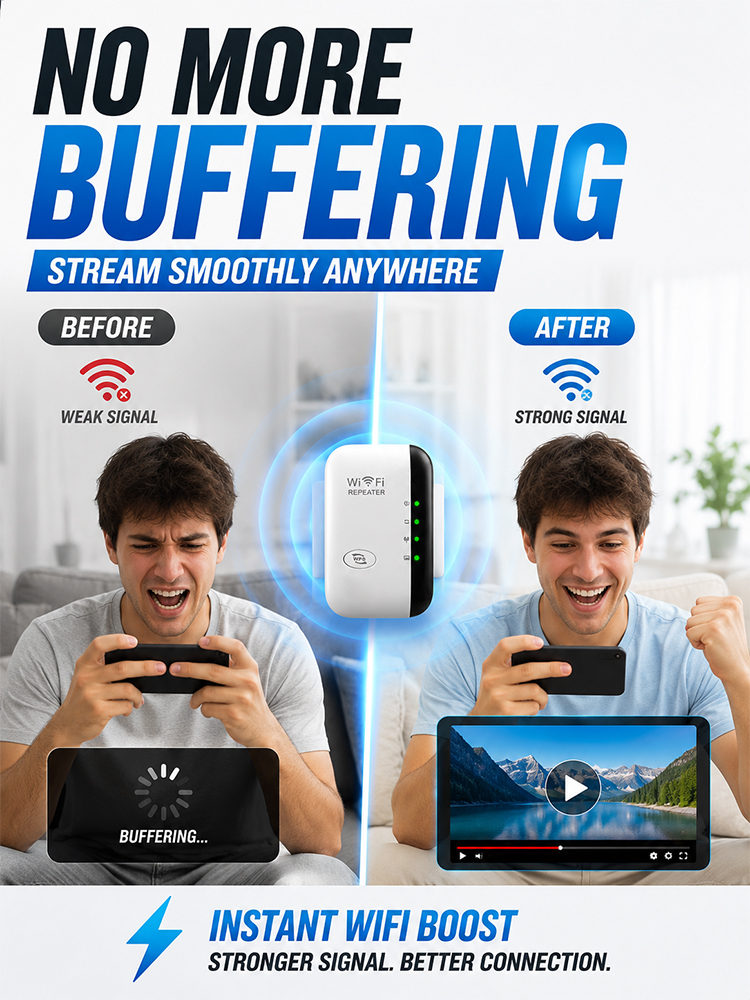 [10x Speed ​​Boost] WiFi Amplifier