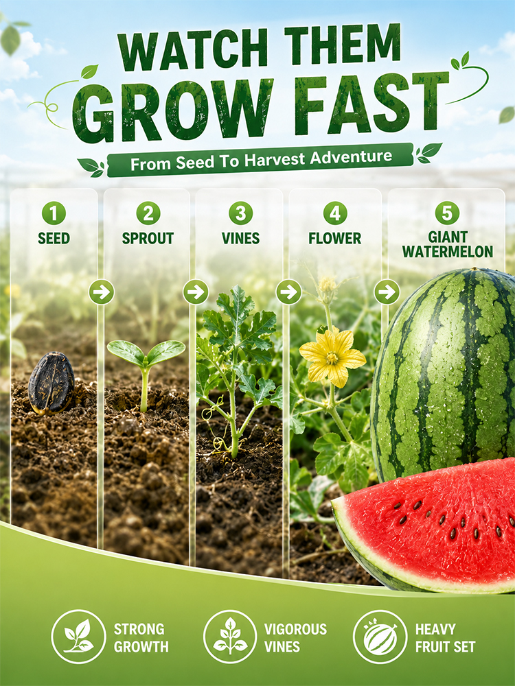 [7-Day Ripening] Kirin Watermelon Seeds