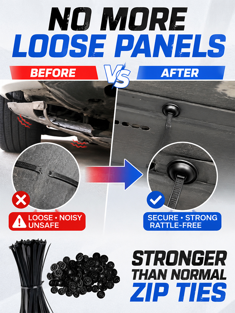 Super-strong automotive repair cable ties