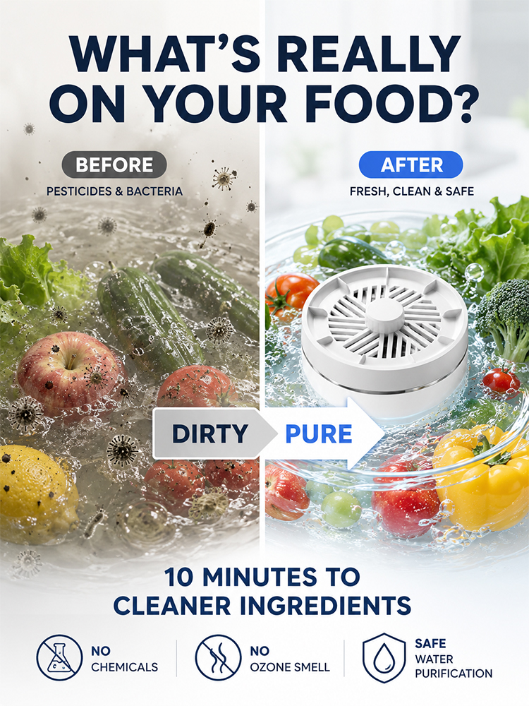 [99% Residue Removal] Food Purifier