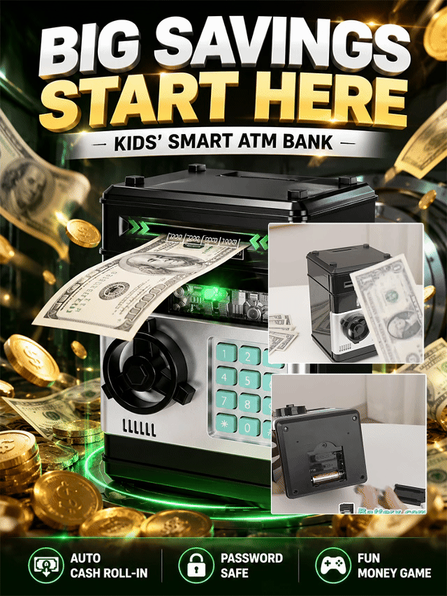 Ultra-secure child password-lock money box