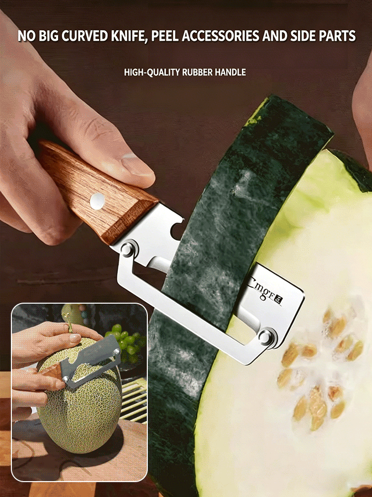 【German Precision Craft】Large-sized Multi-functional Stainless Steel Peeling Knife