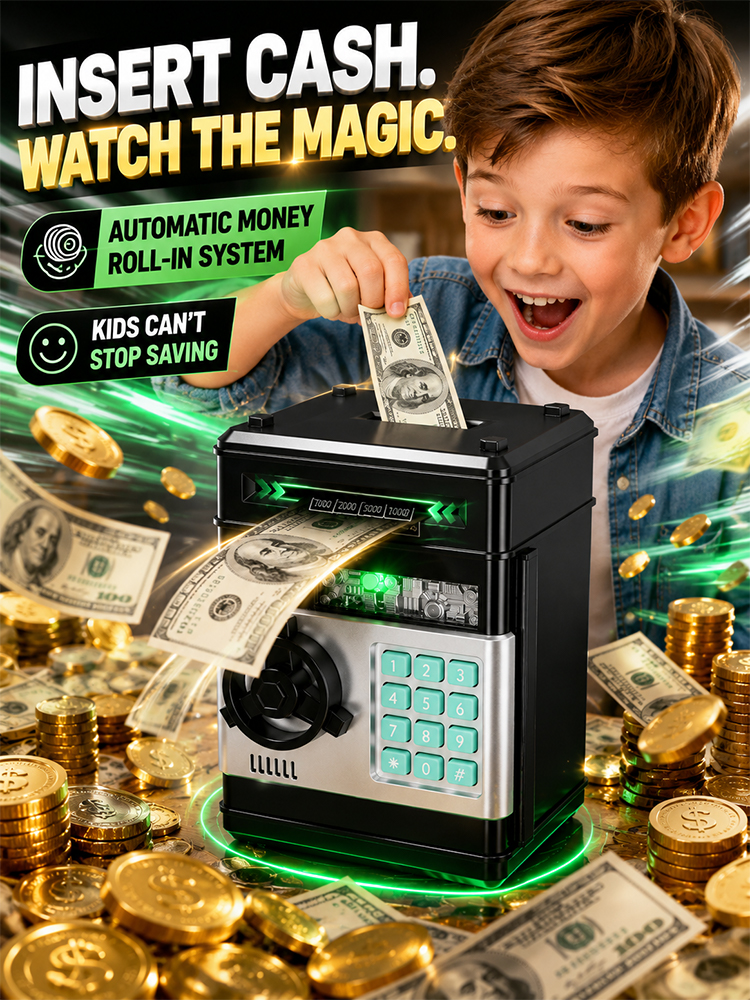 Ultra-secure child password-lock money box