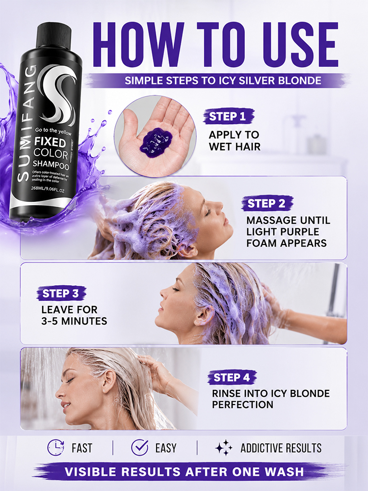 Remove Yellow Hair Shampoo