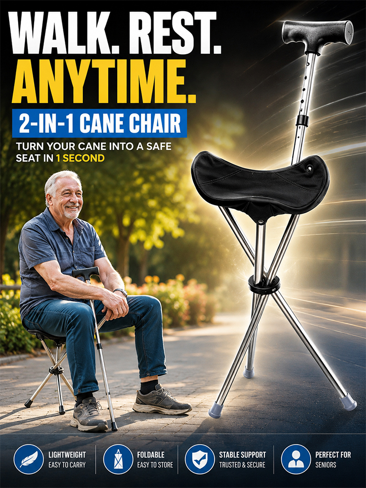 German 2-in-1 seat crutch