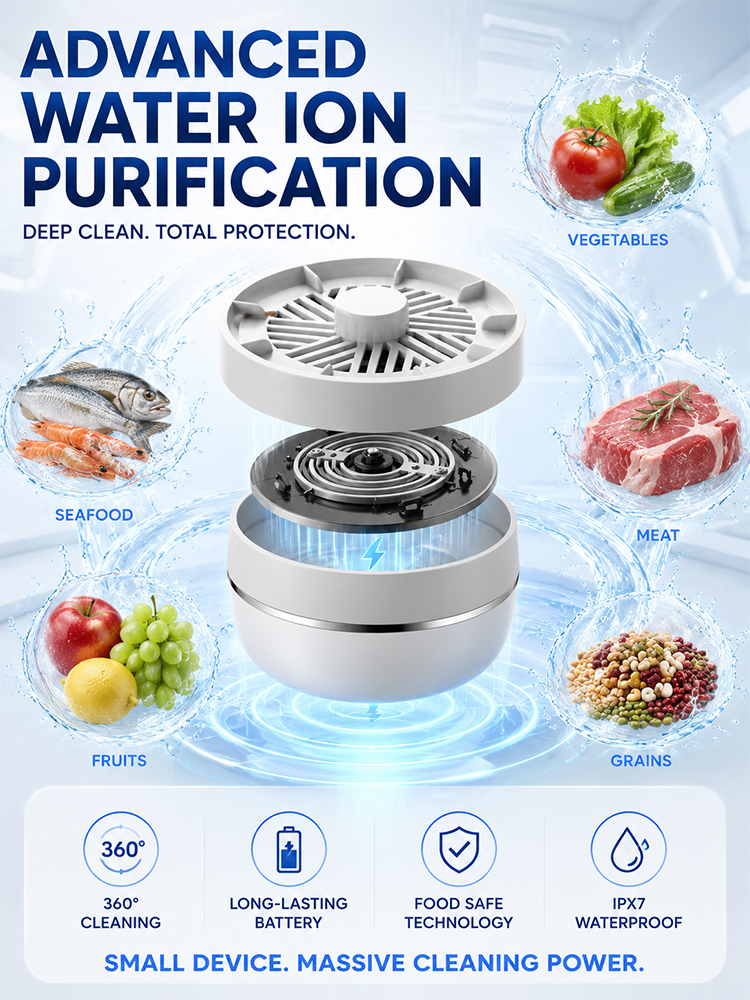[99% Residue Removal] Food Purifier
