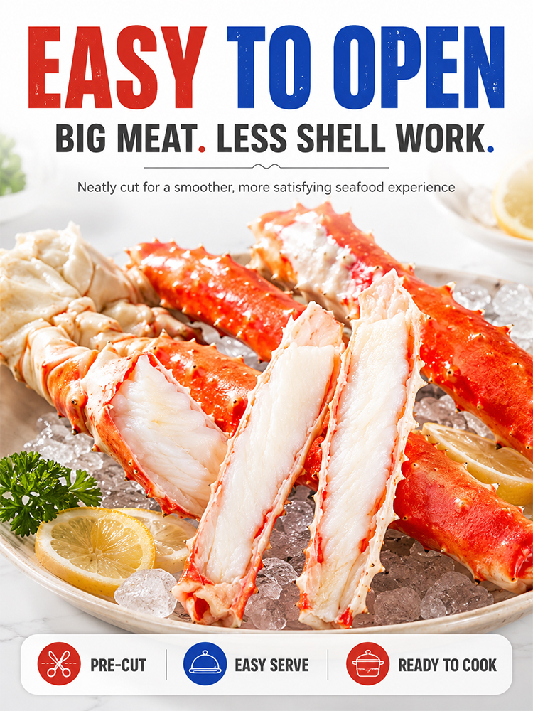 King crab leg meat