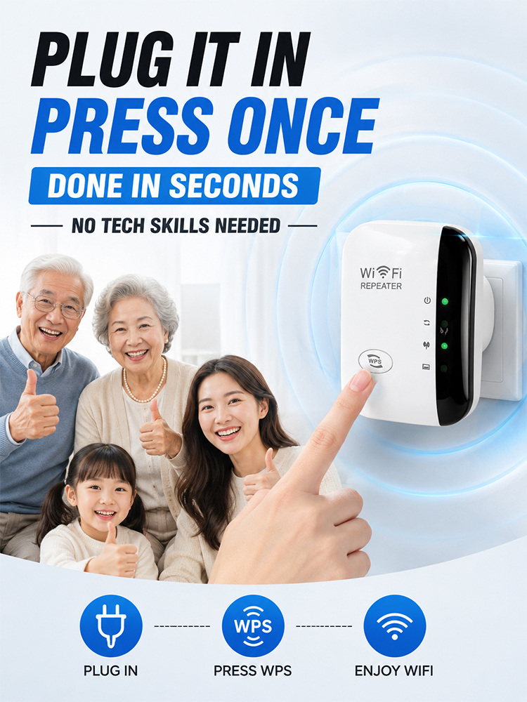 [10x Speed ​​Boost] WiFi Amplifier