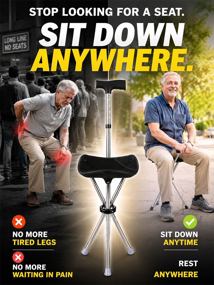 German 2-in-1 seat crutch