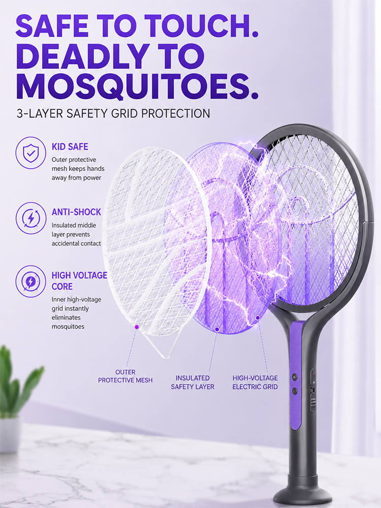 Uninterrupted Coverage - Latest Model Rotating Mosquito Killer