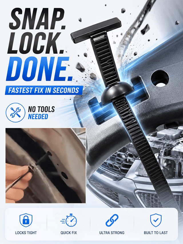 Super-strong automotive repair cable ties