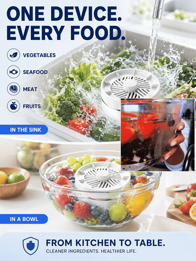 [99% Residue Removal] Food Purifier