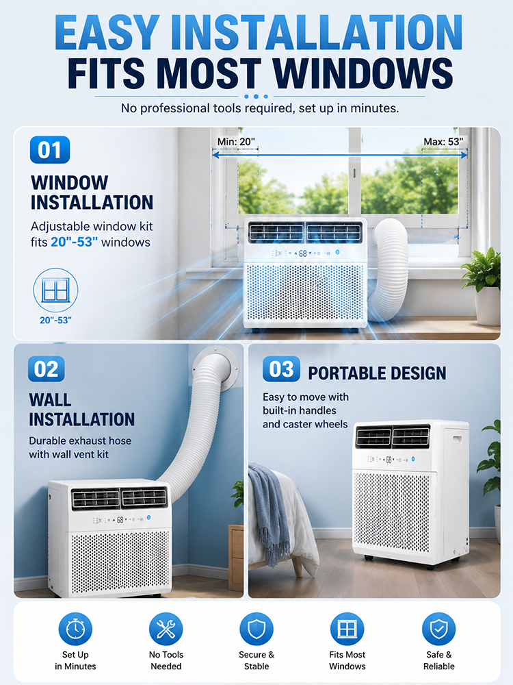 [7000W cooling capacity] Energy-saving air conditioner