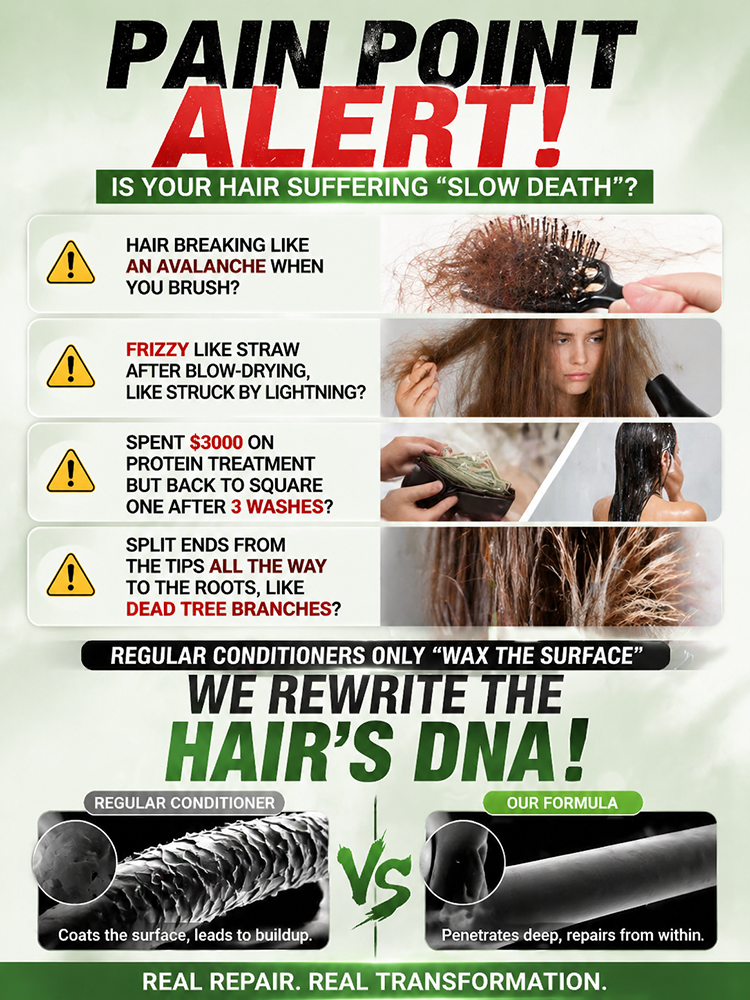 【Hair Loss Fighter - One effective result】 Rosemary Herbal Extract Nourishing and Rejuvenating Shampoo