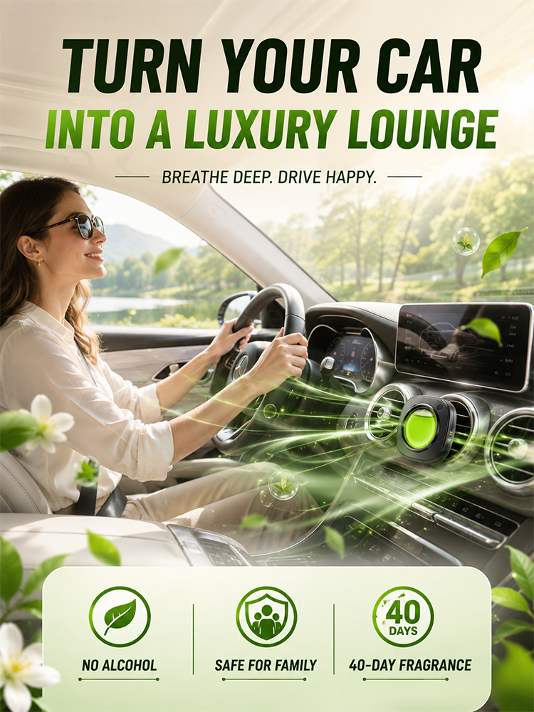 [Natural and Fresh] Car Air Vent Fragrance