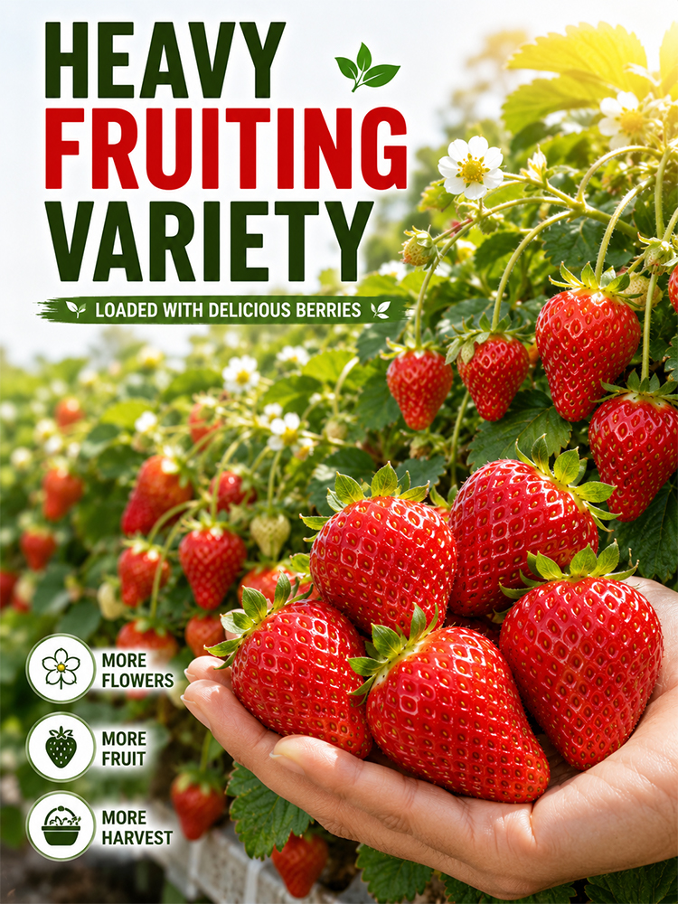[Bears fruit in 10 days] Cream strawberry seeds