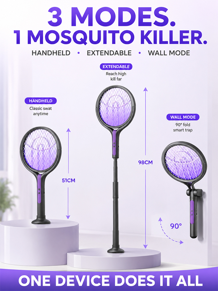 Uninterrupted Coverage - Latest Model Rotating Mosquito Killer