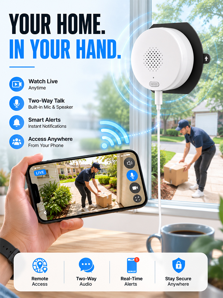 Mini WiFi surveillance camera!