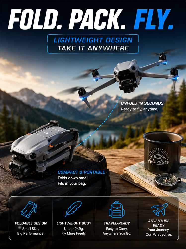Latest flagship professional high-definition all-directional active obstacle avoidance aerial photography drone