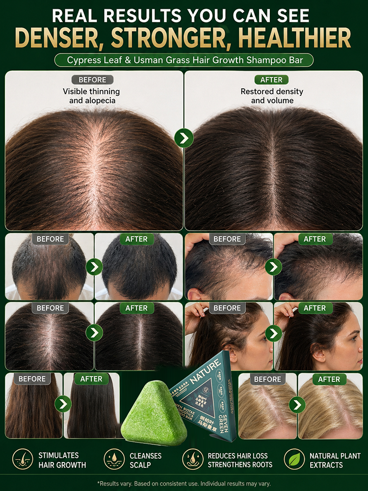 [Instant Results - The Solution for Hair Loss]Usman Herbal Nourishing Repair Shampoo Soap