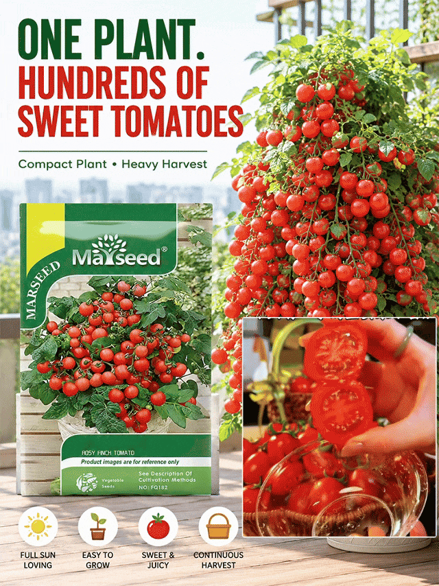 [10 days to maturity]Small tomatoes (also known as cherry tomatoes) - 300 pieces