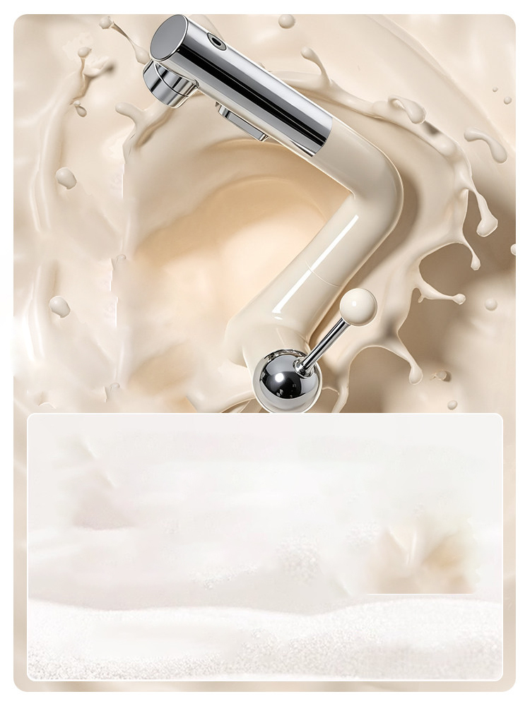 Bathroom, kitchen, and washbasin universal faucets