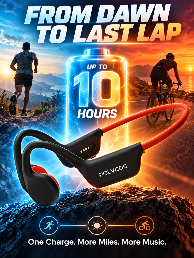 Wireless bone conduction headphones