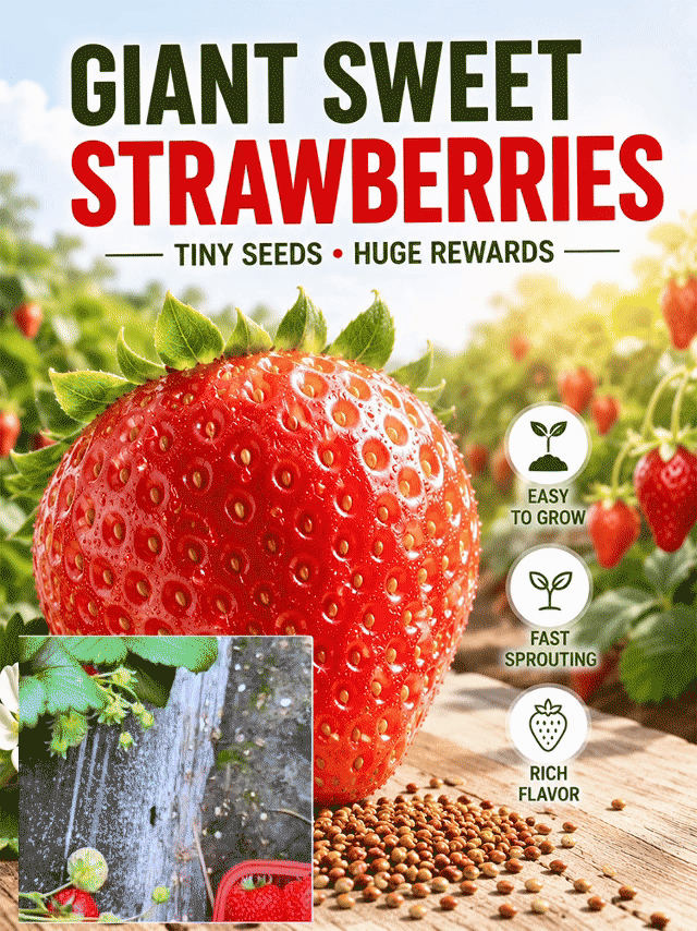 [Bears fruit in 10 days] Cream strawberry seeds