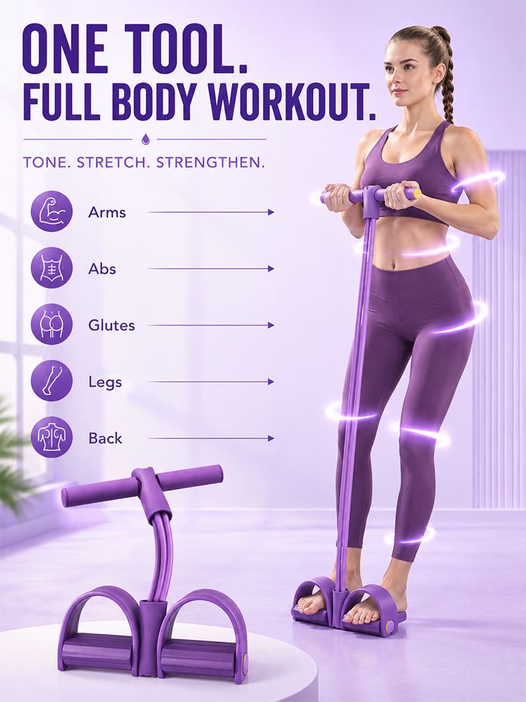 Pilates Foot Pedal Resistance Band