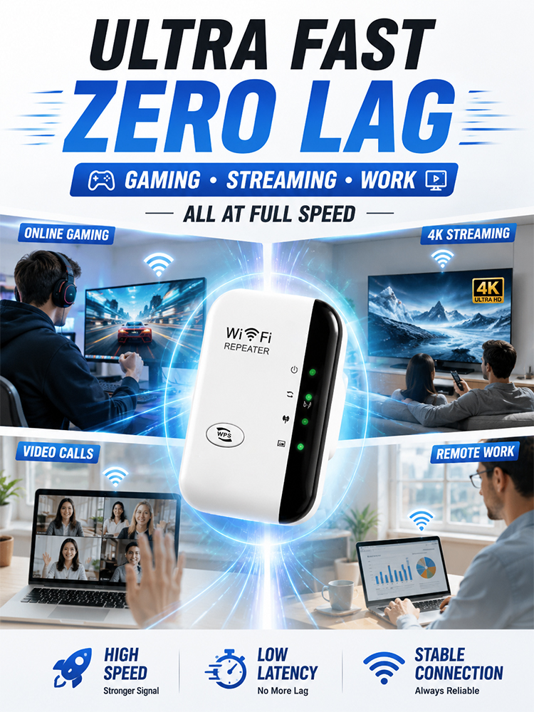 [10x Speed ​​Boost] WiFi Amplifier