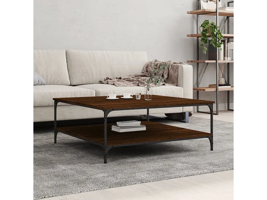 Großer Couchtisch in Eichenholz-Optik