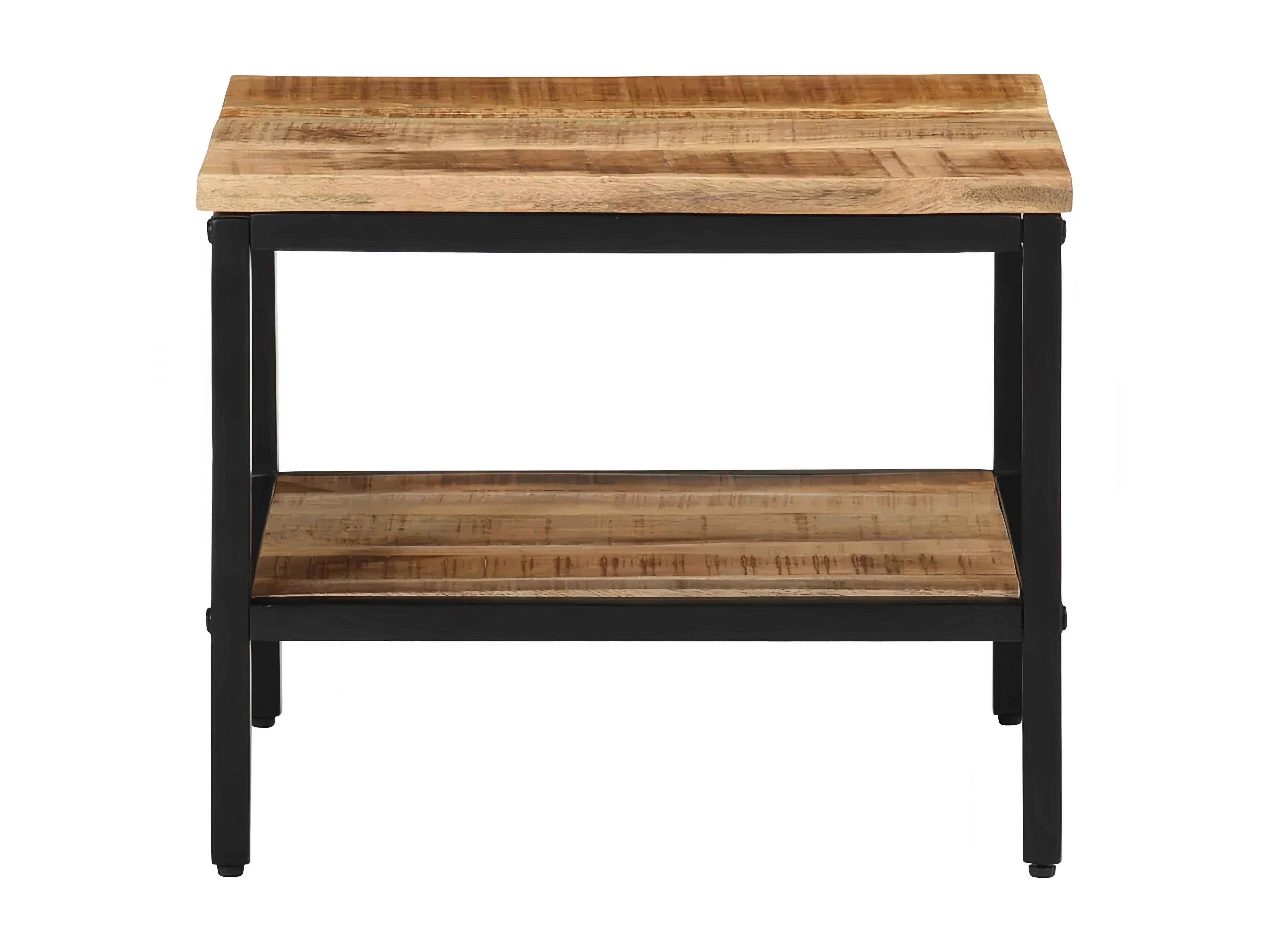 Moderner Couchtisch aus Mango Massivholz 45x45x35 cm