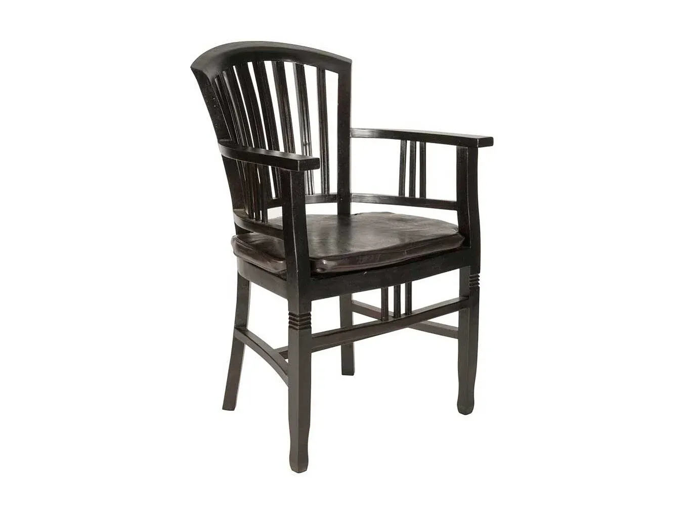 Esszimmerstuhl aus Akazienholz mit Armlehnen