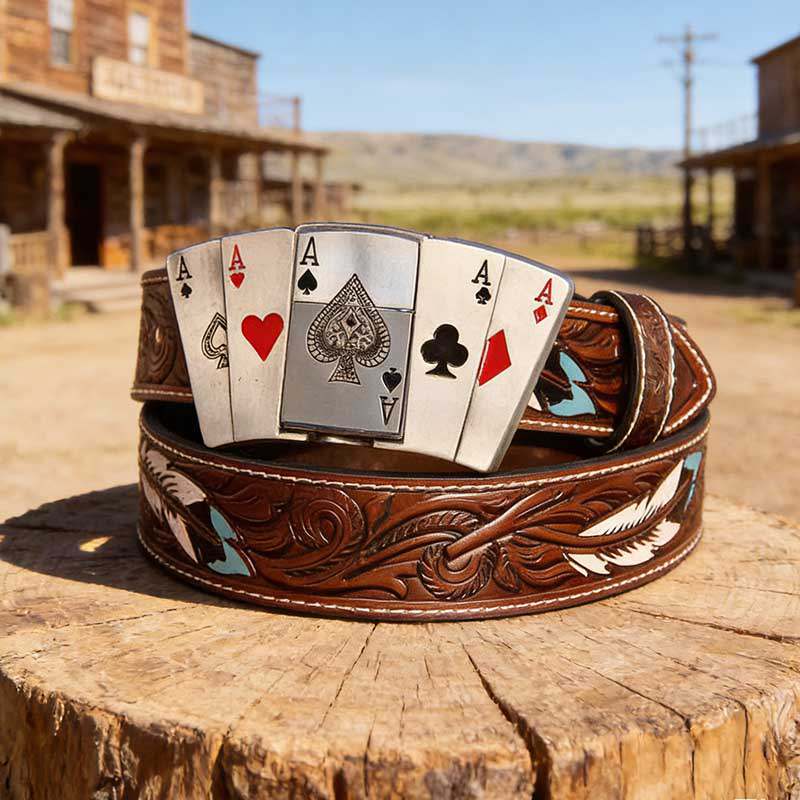 T-Detachable Lighter-Feather Belt