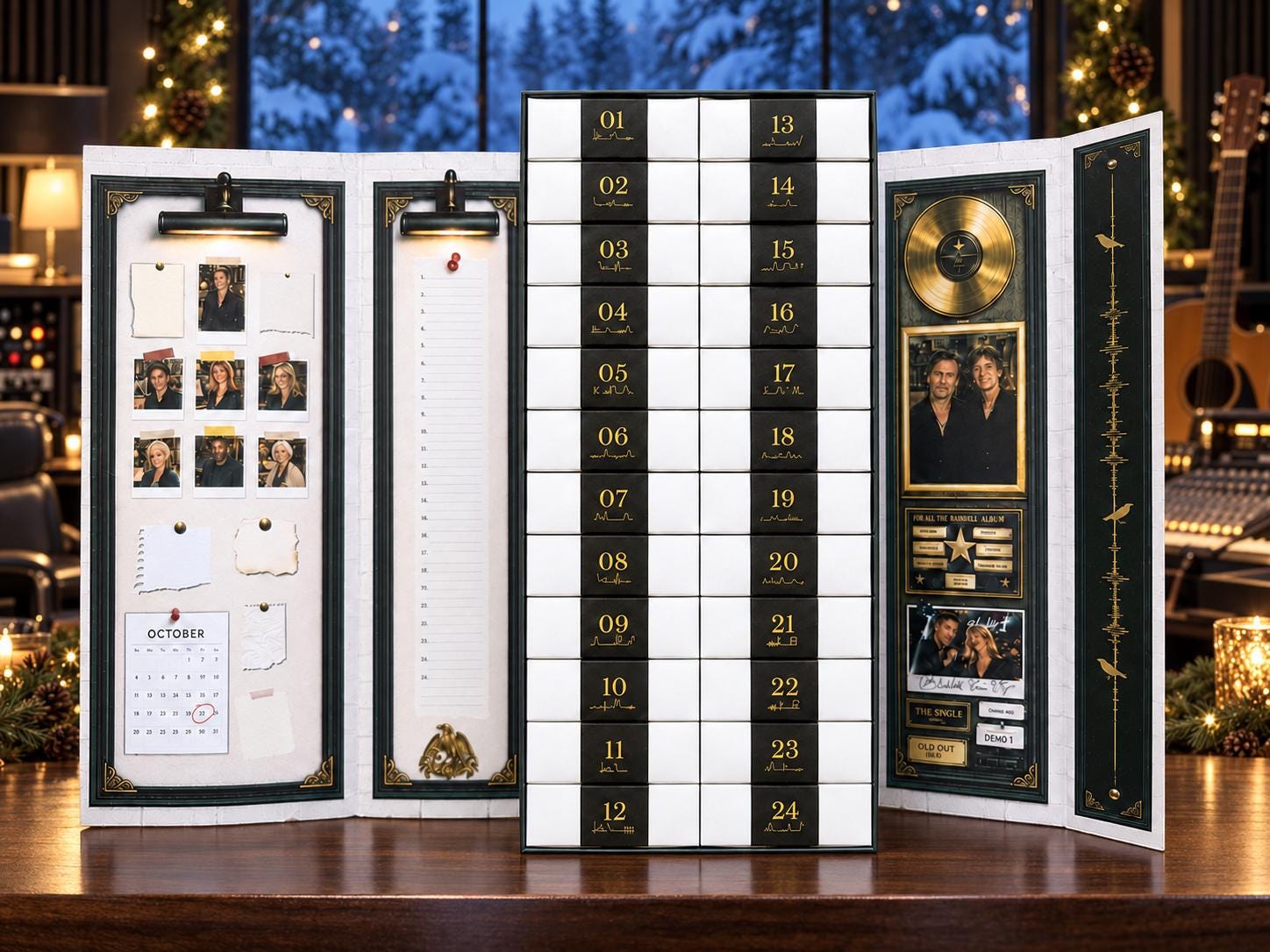24-Day Murder Mystery Advent Calendar for Adults: Blackbird Cold Case Detective Game