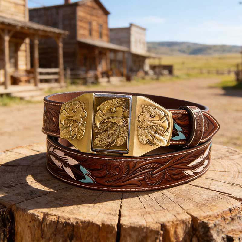 T-Detachable Lighter-Feather Belt