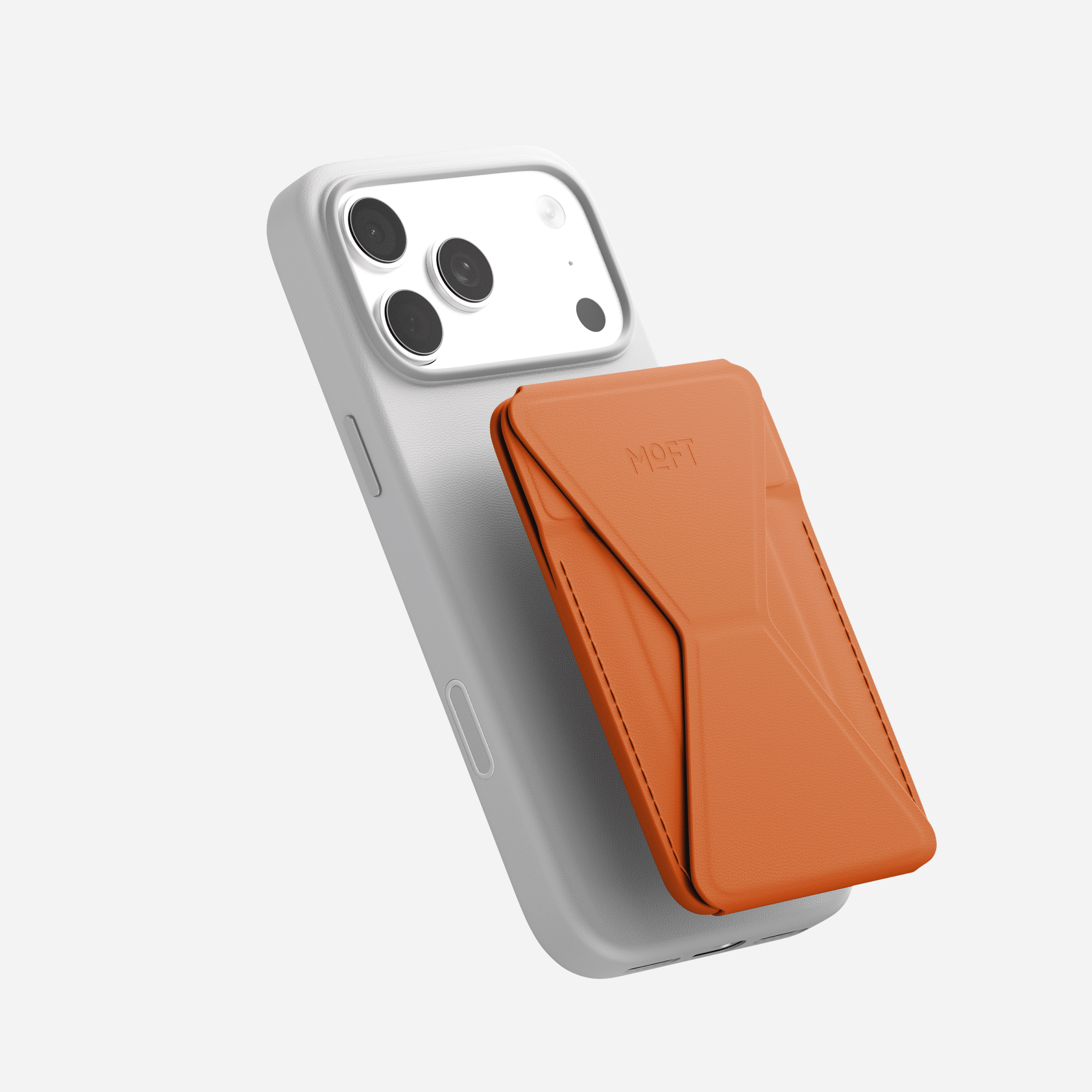 Trackable Snap-on Phone Stand & Wallet