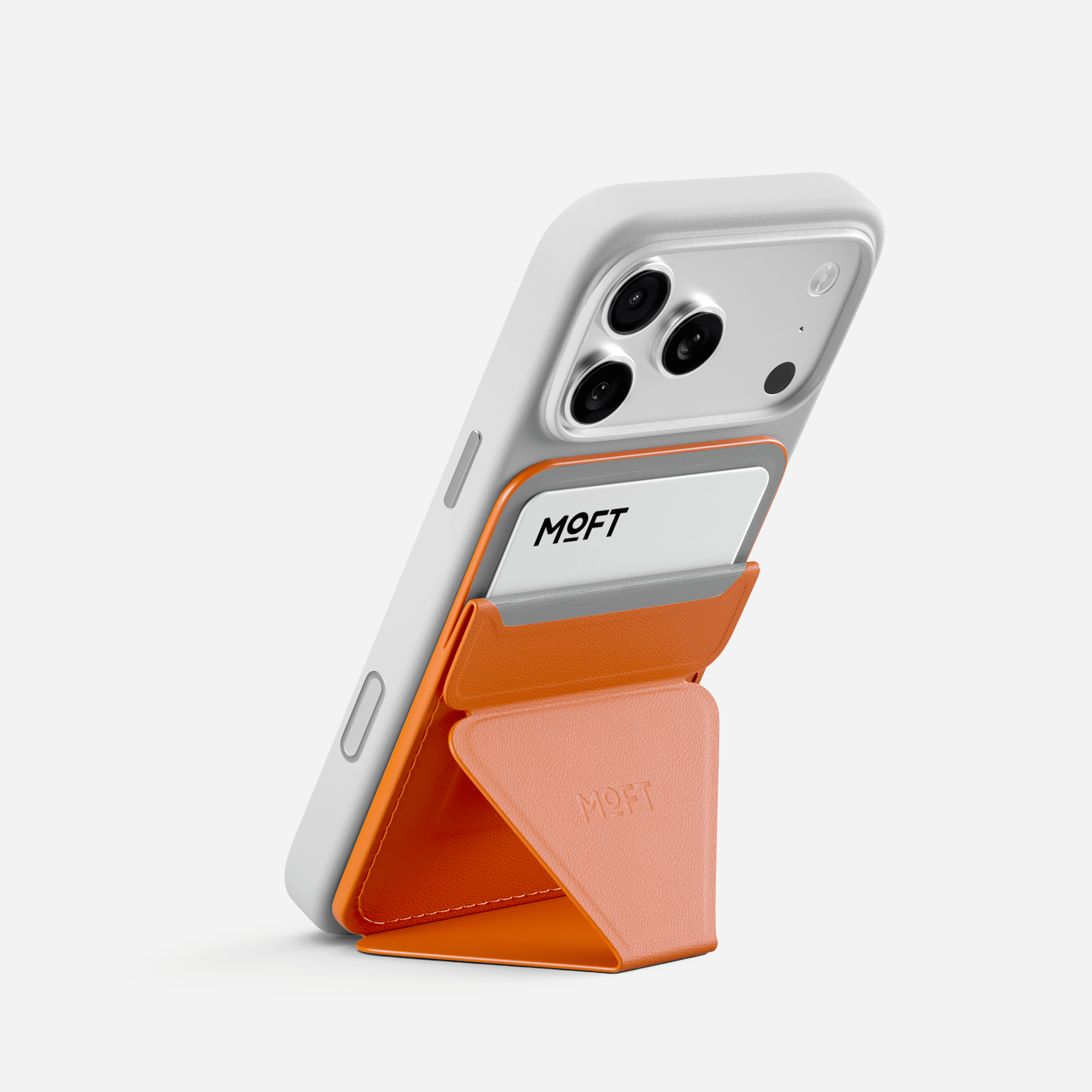 Trackable Snap-on Phone Stand & Wallet