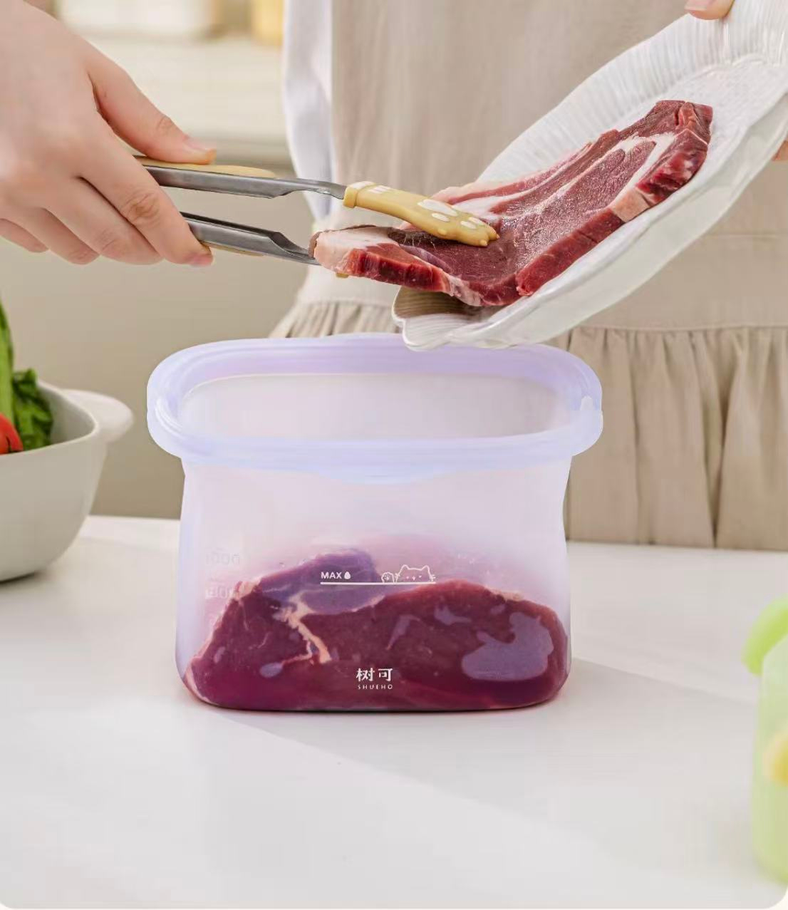 Stand-up Resealable Food Storage Bag