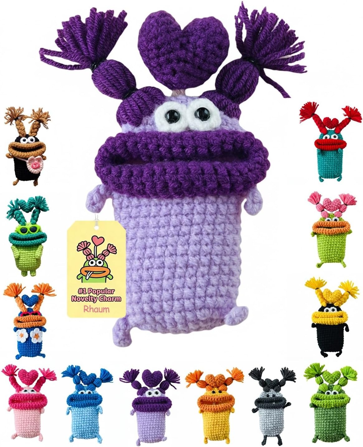 Cute Funny Keychain Protector Holder